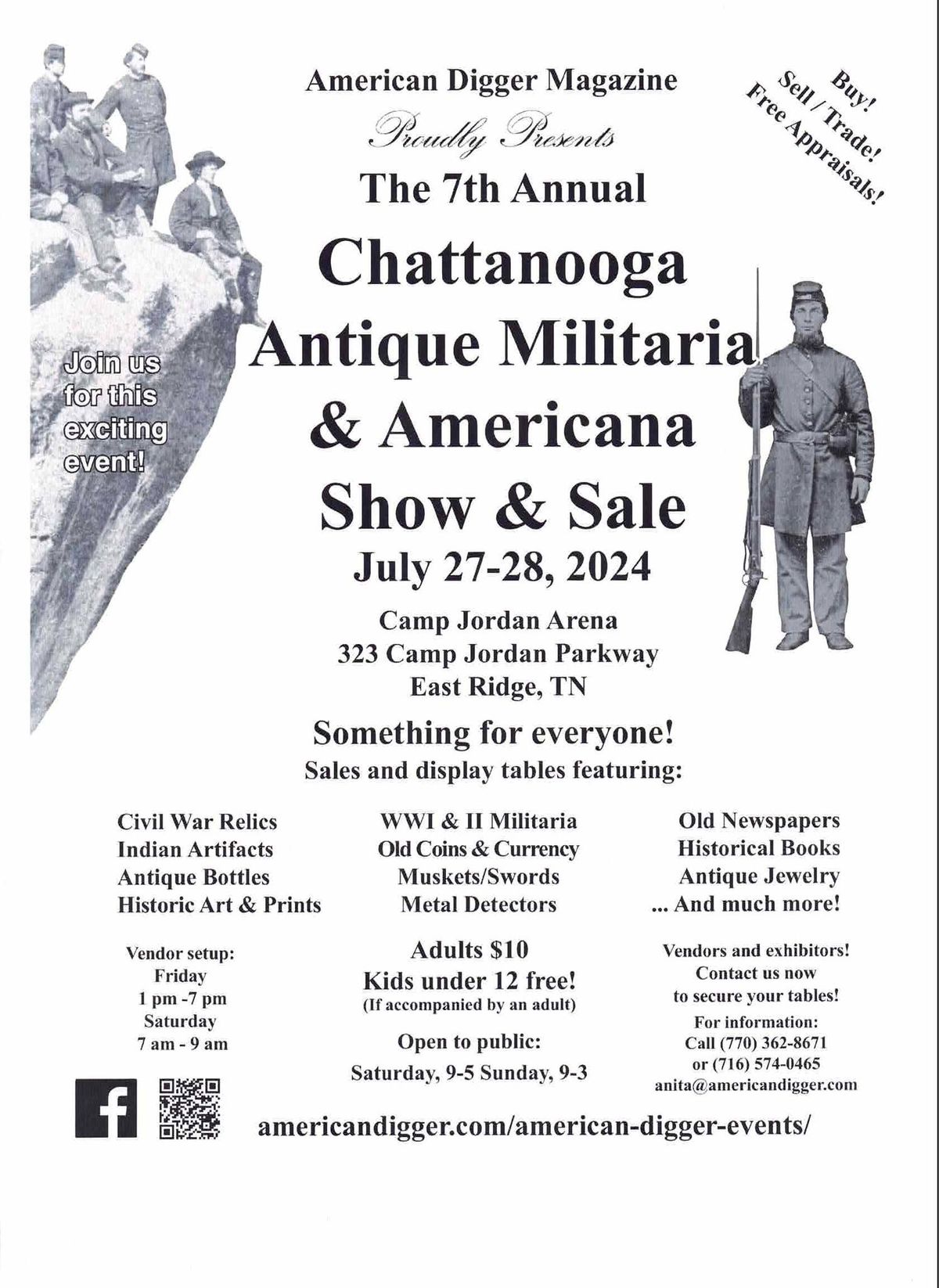 The 7th Annual Chattanooga Antique Militaria & Americana Show & Sale