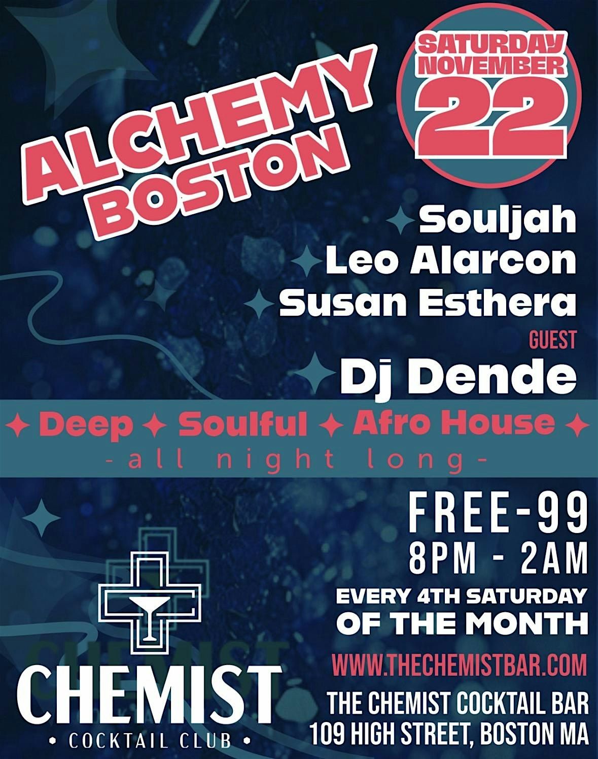UNDERGROUND HOUSE MUSIC - ALCHEMY BOSTON