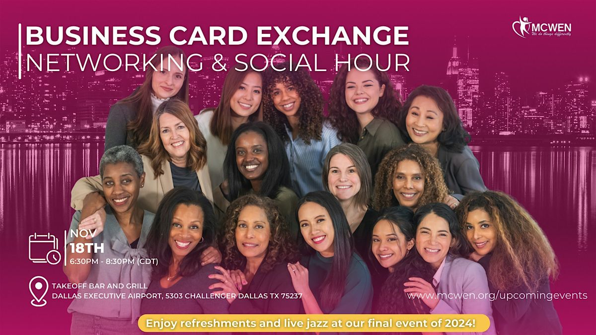 Business Card Exchange Networking & Social Hour