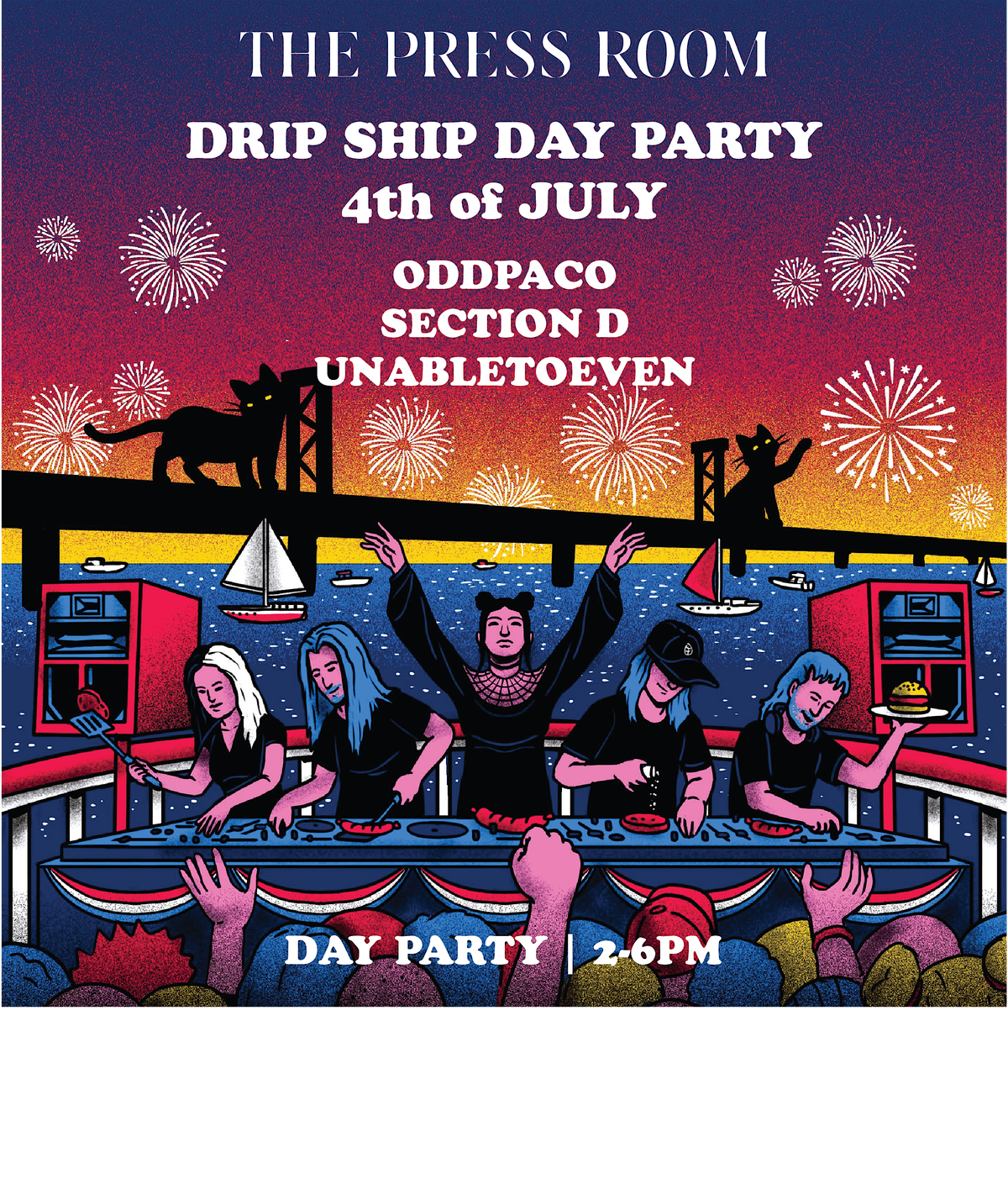 Drip Ship Day Party feat. Oddpaco, Section D, & Unabletoeven
