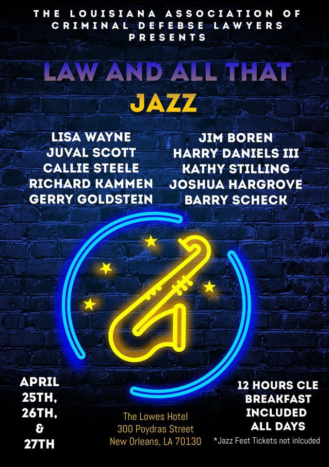 Law & All That Jazz 2024
