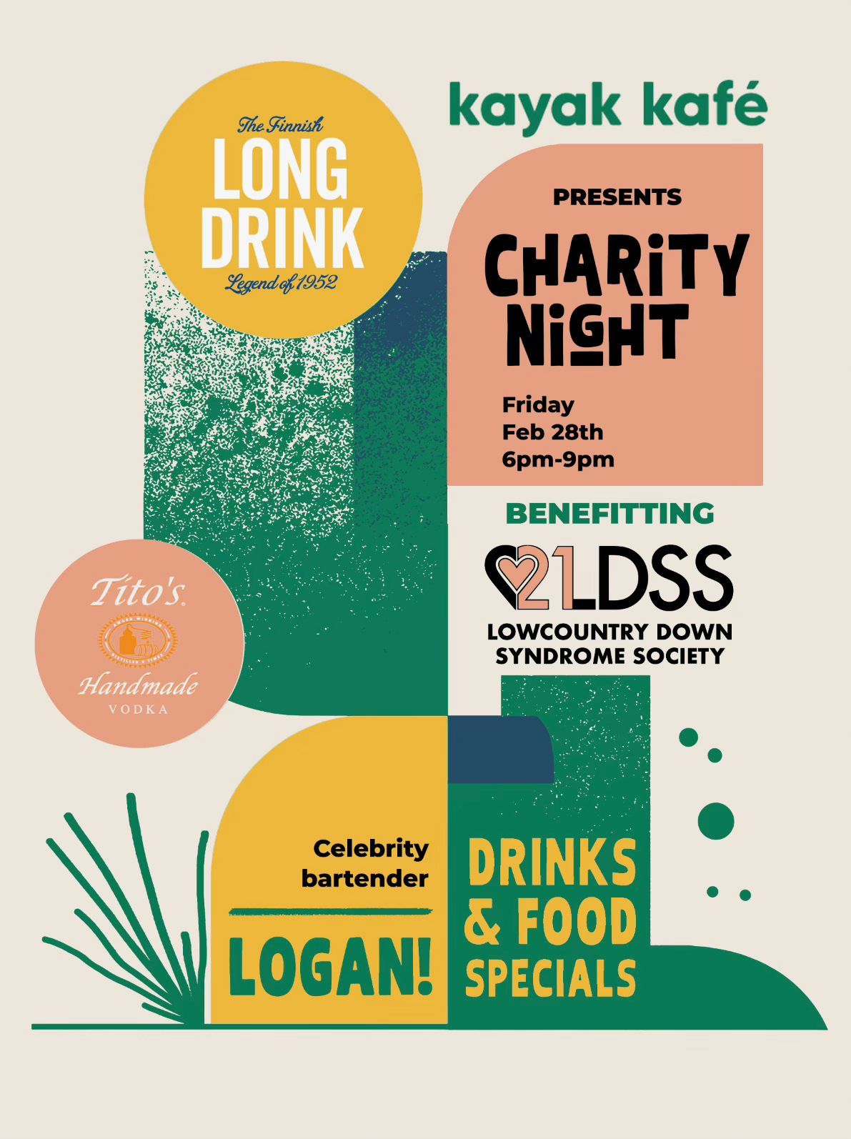 CHARITY NIGHT! Benefiting Low Country Down Syndrome Society 