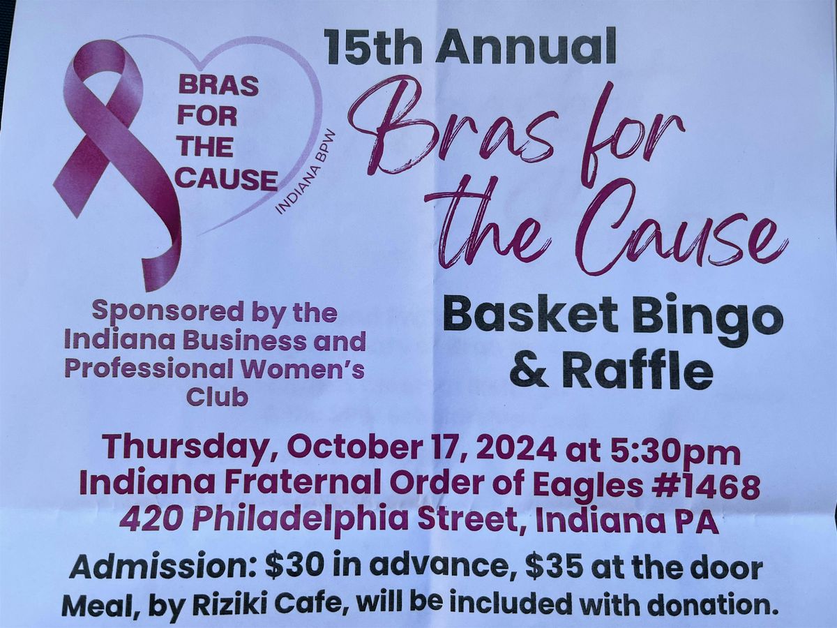 Bras for the Cause Basket Bingo