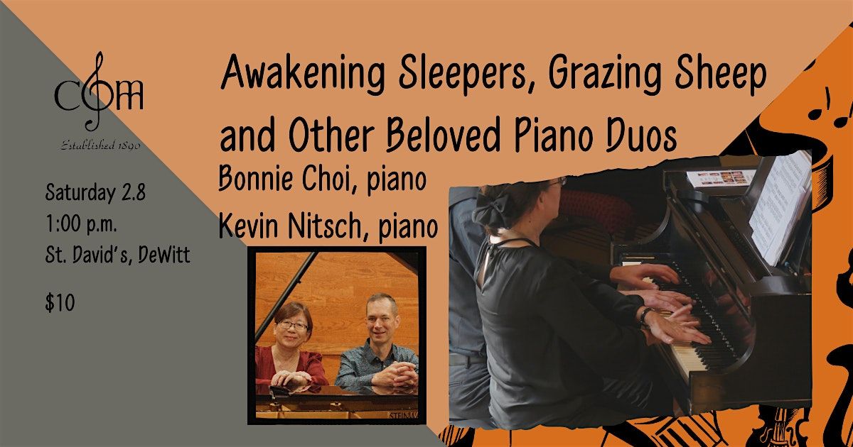 Awakening Sleepers, Grazing Sleep, and Other Beloved Piano Duos