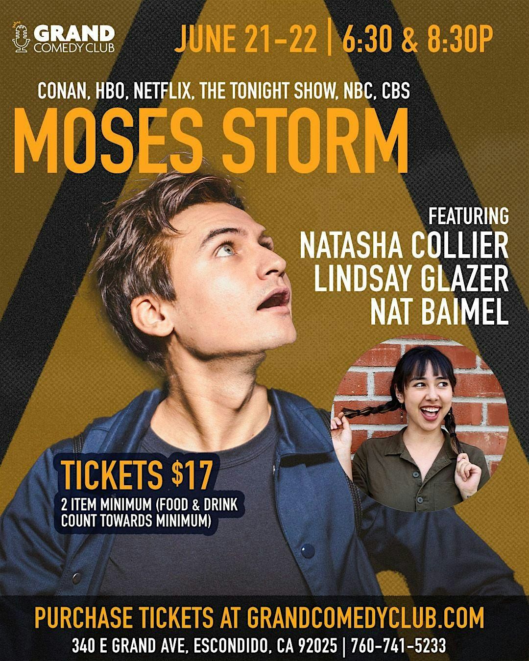 LIVE STAND UP COMEDY SHOW WITH MOSES STORM & FRIENDS!
