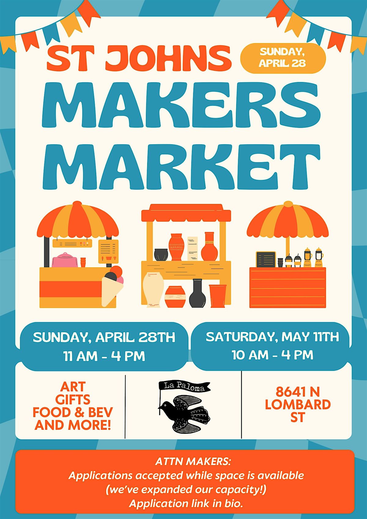 St Johns Makers Market this Sunday!