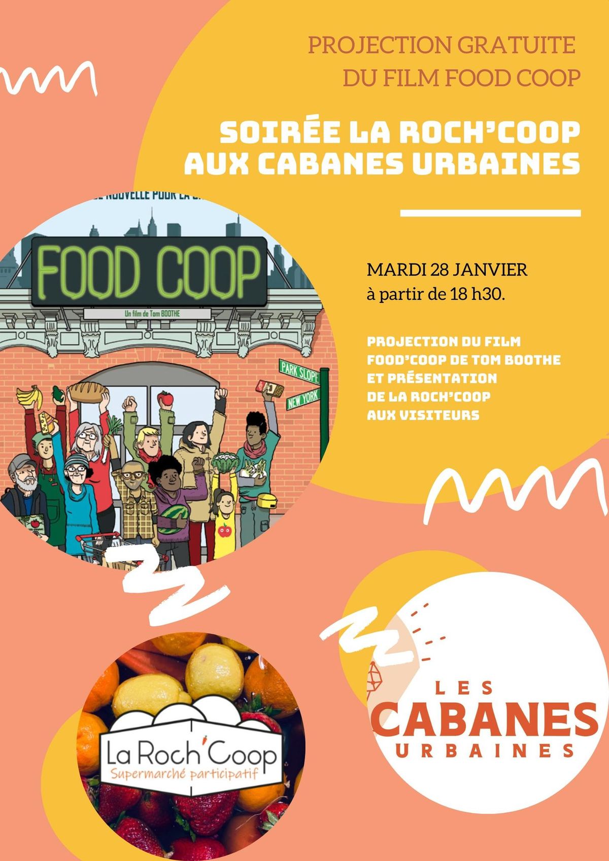 Soir\u00e9e La Roch'Coop aux Cabanes Urbaines