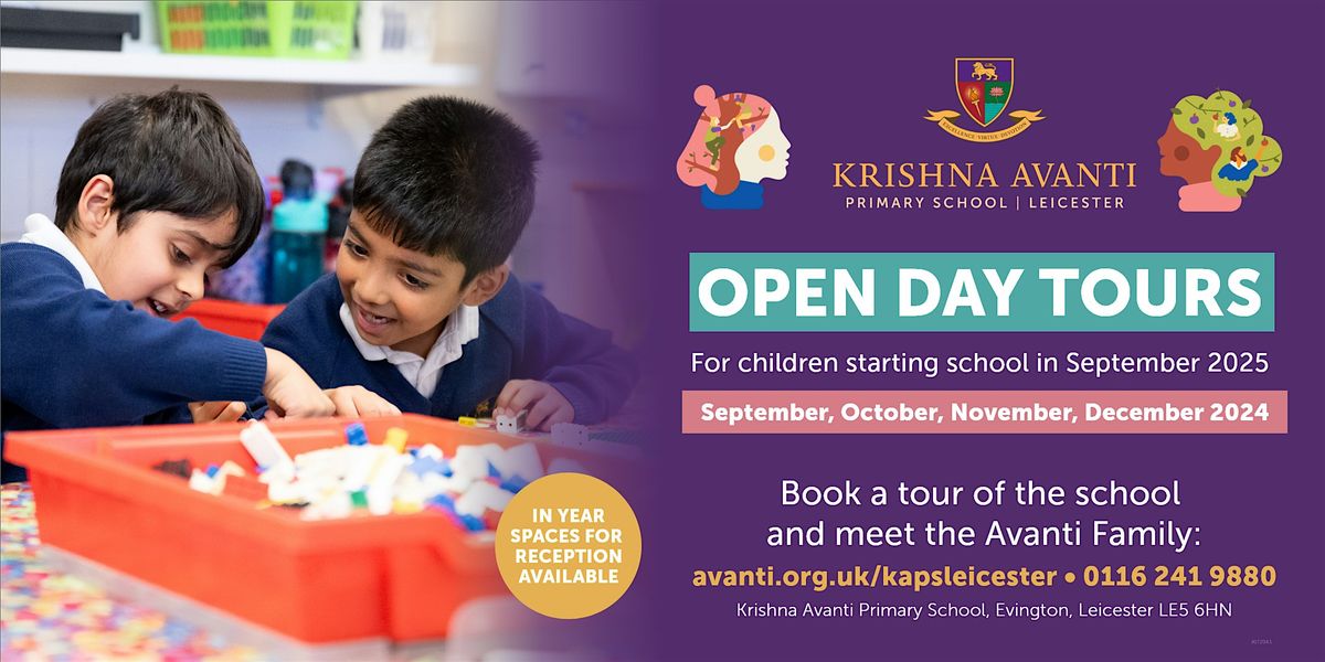 Krishna Avanti Primary School, Leicester Tours