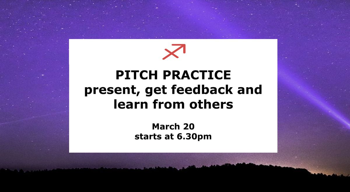 Startup pitch practice