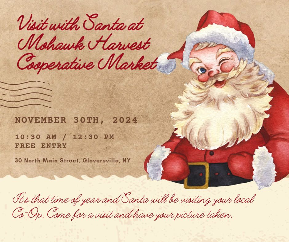 Visit with Santa at Mohawk Harvest 