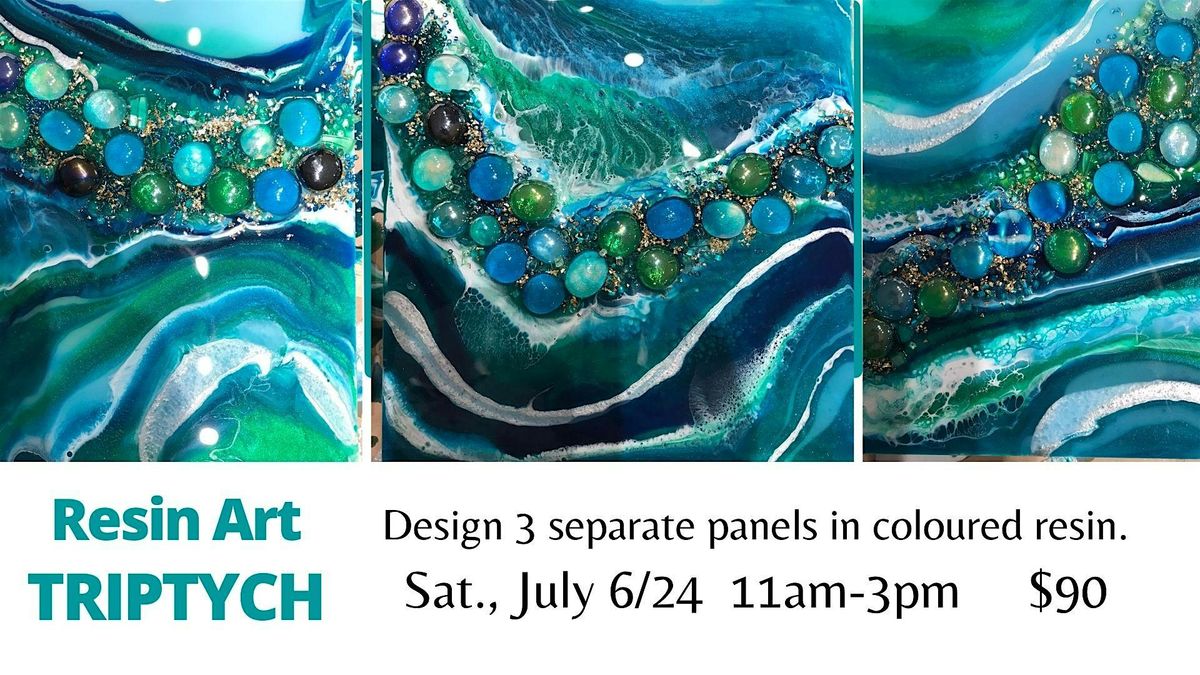 Resin Art TripTych Workshop