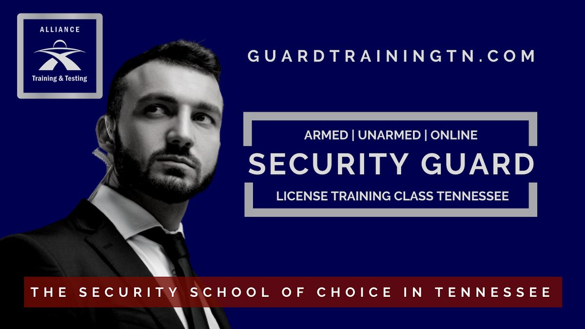 Renew Armed Security Guard License Class Nashville, TN @GuardTrainingTN