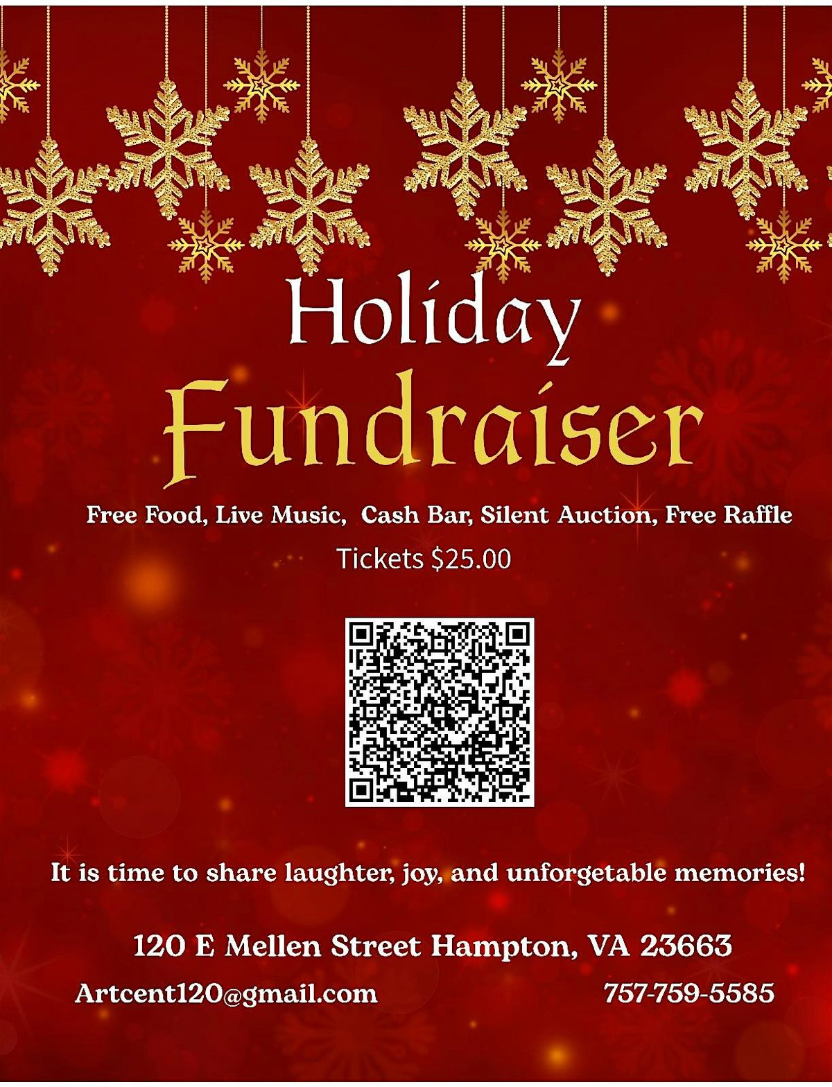 Art Central Gallery Phoebus Holiday Fundraiser