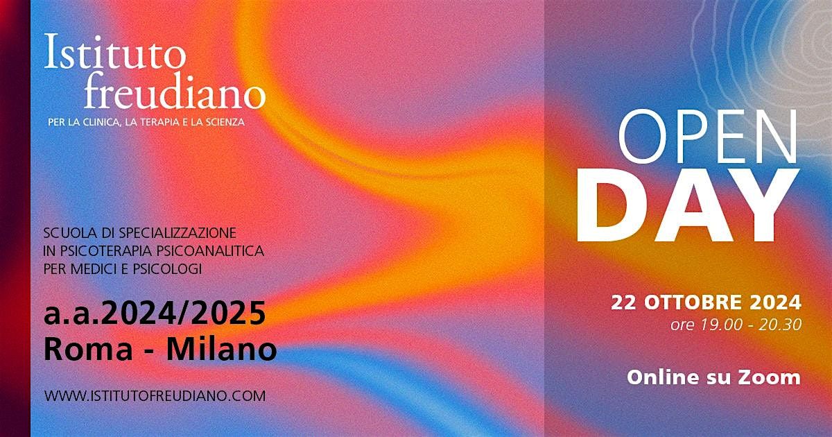 Open day Istituto freudiano 22 ottobre 2024