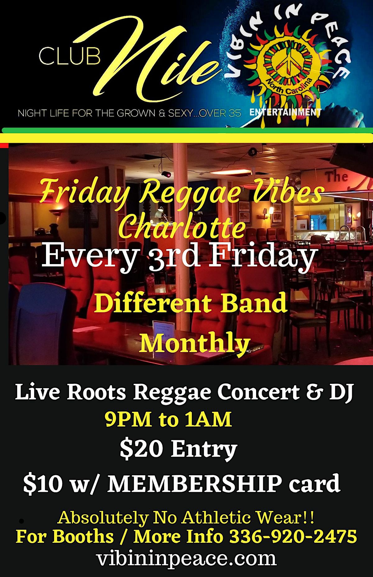Friday Reggae Vibes Charlotte