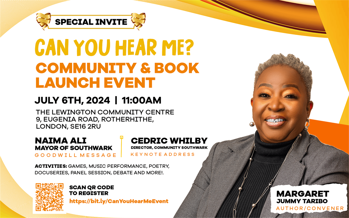 Can You Hear Me? Community and Book Launch Event