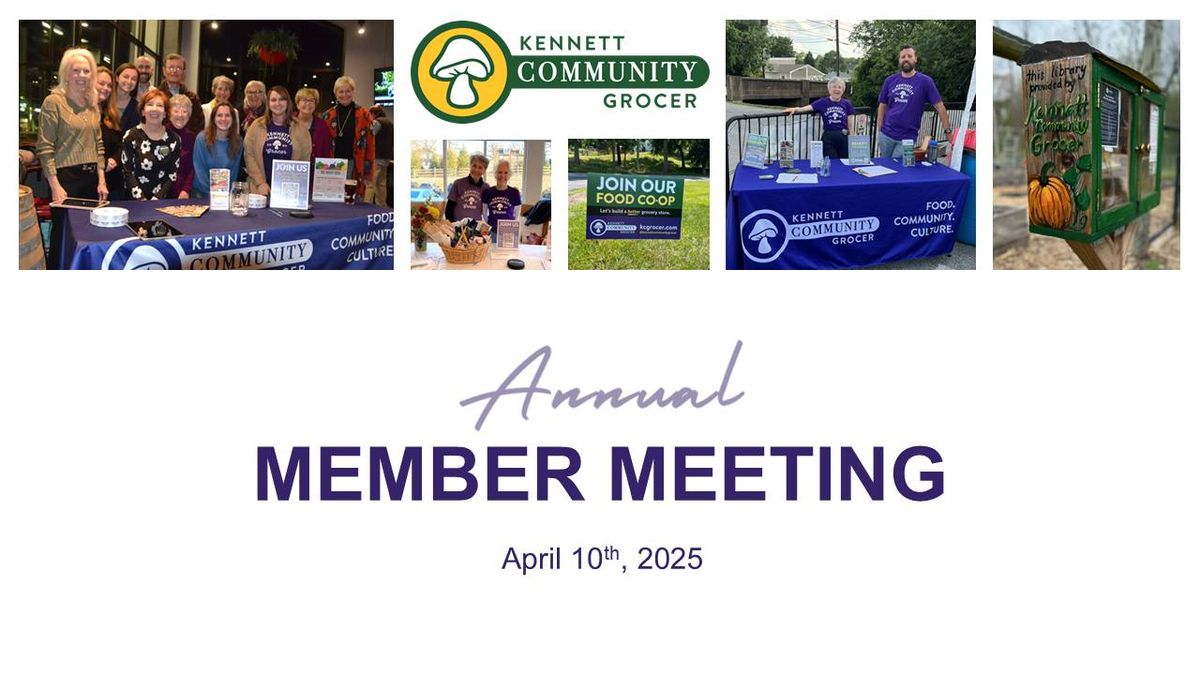 KCG Annual Member Meeting (hybrid)