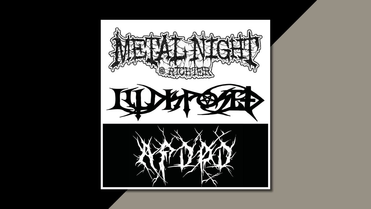 Metal Night X Illdisposed \/\/ Support: Afd\u00f8d + TBA | Richter