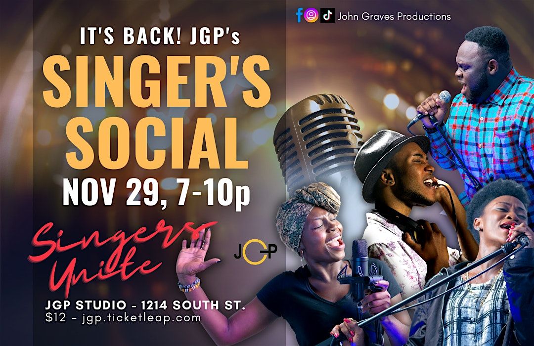 JGP SINGER'S SOCIAL