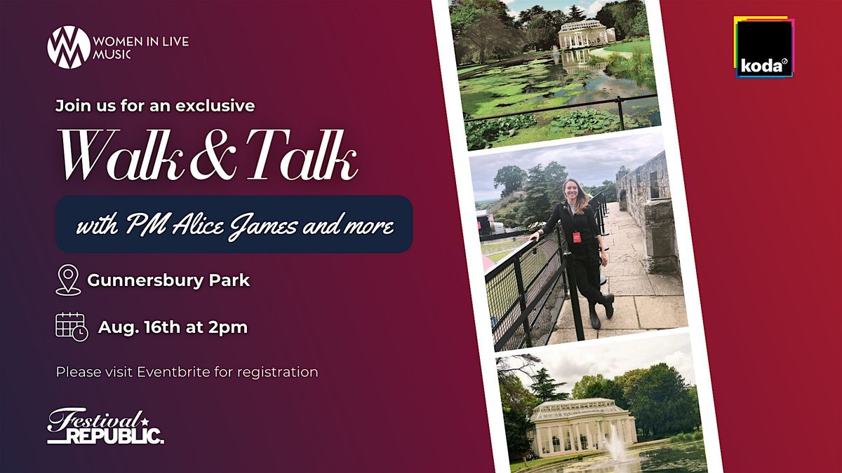 Walk & Talk with Alice James at Gunnersbury Park, London, Gunnersbury