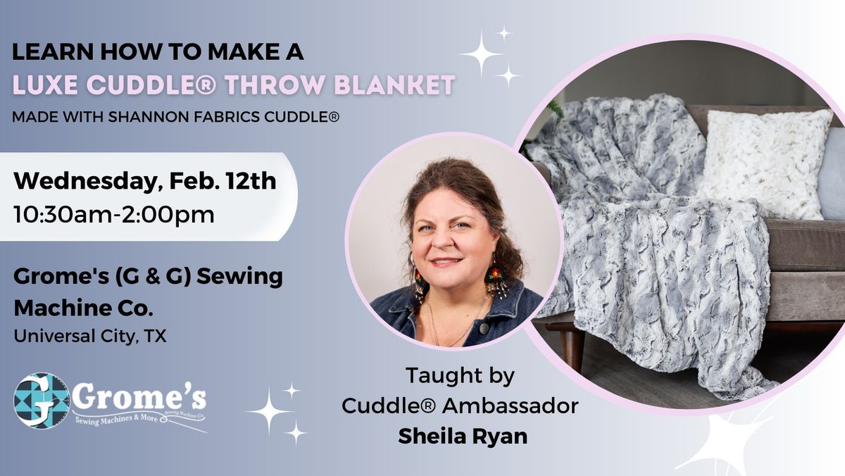 In-Store Sewing Class: Luxe Cuddle\u00ae Throw Blanket