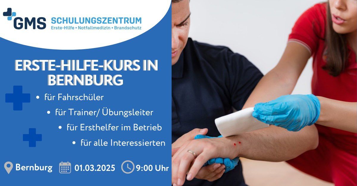 Erste-Hilfe-Kurs in Bernburg