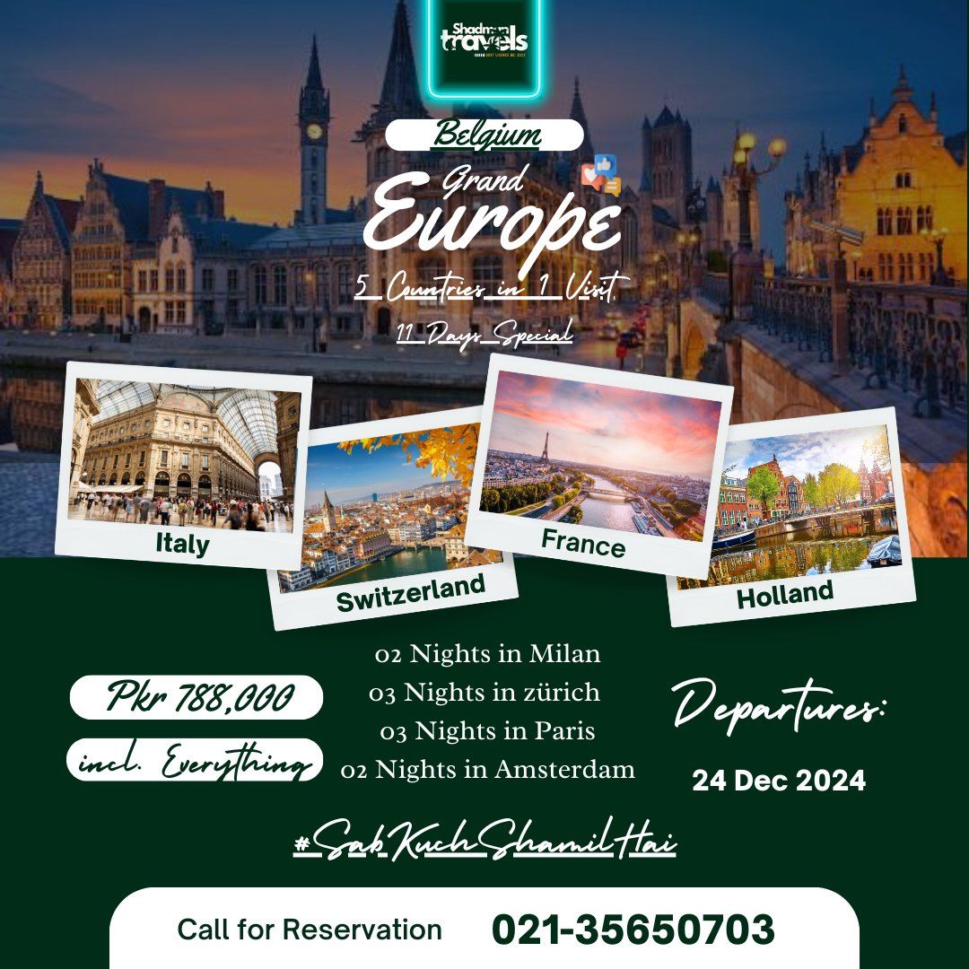 Grand Europe (5 Countries Tour 2024)