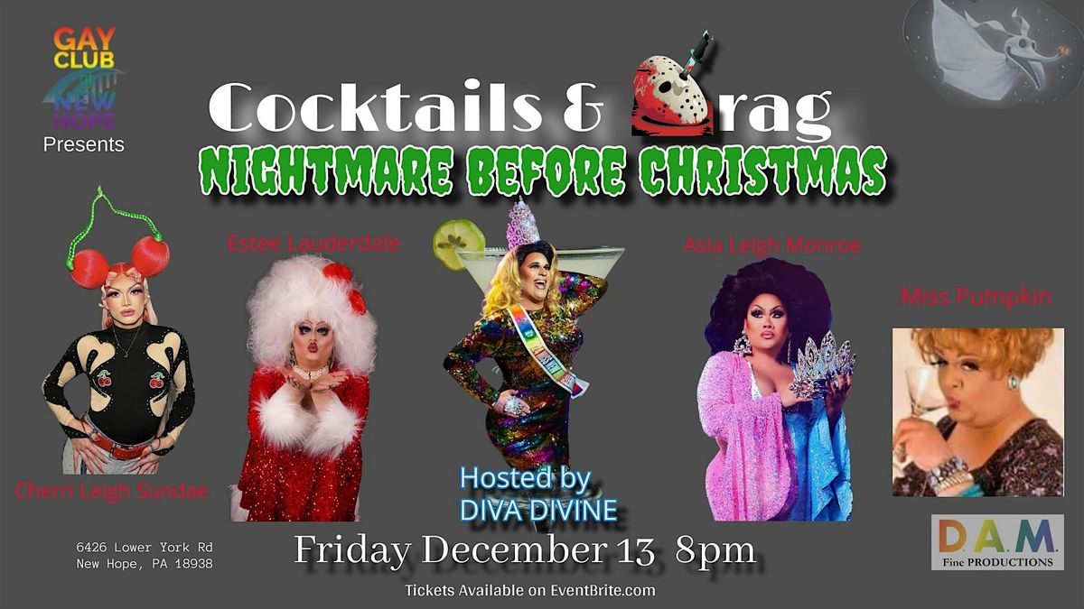 Cocktails & Drag : Nightmare Before Christmas