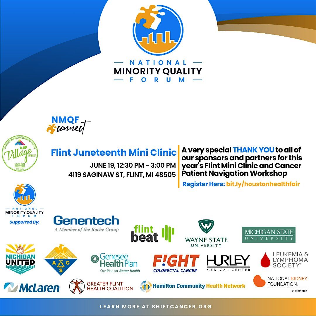 NMQF Connect: Flint Juneteenth Mini Clinic