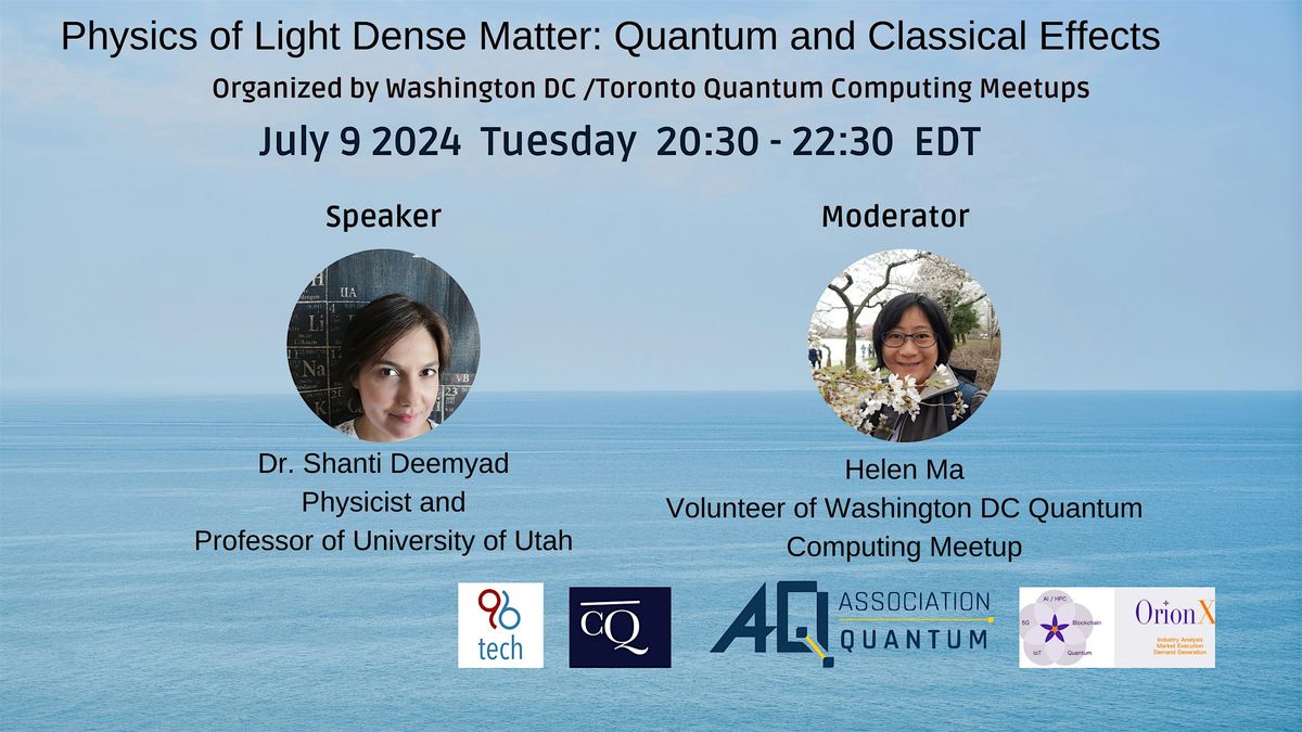 Physics of Light Dense Matter: Quantum and Classical Effects