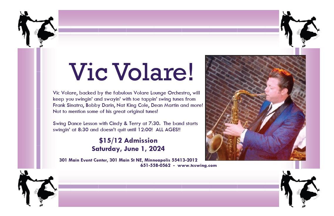 First Saturday Swing Dance with Vic Volare!