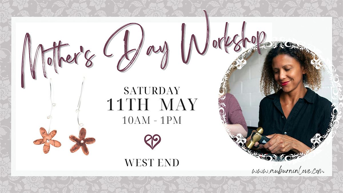 Mother's Day : Copper Flower Earrings Workshop