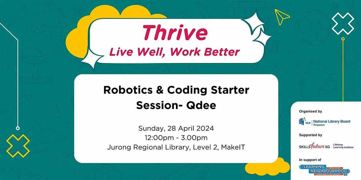 Robotics & Coding Starter Session- Qdee | MakeIT