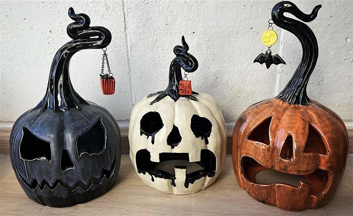 Spooky Jack-O-Lantern Pottery Class