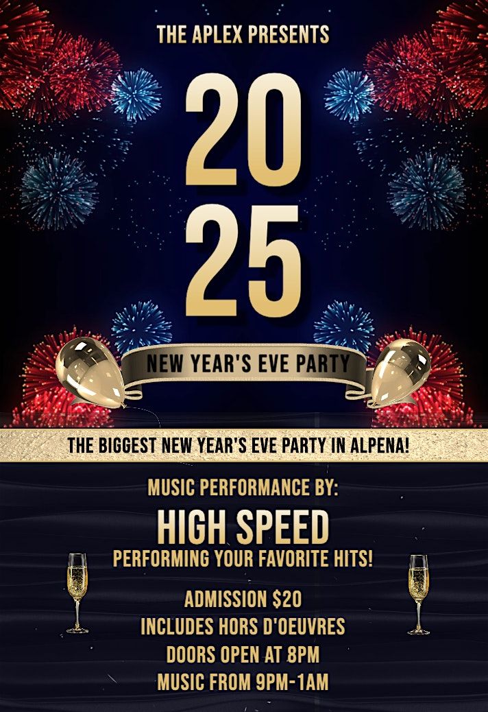 New Year's Eve Party with music by High Speed