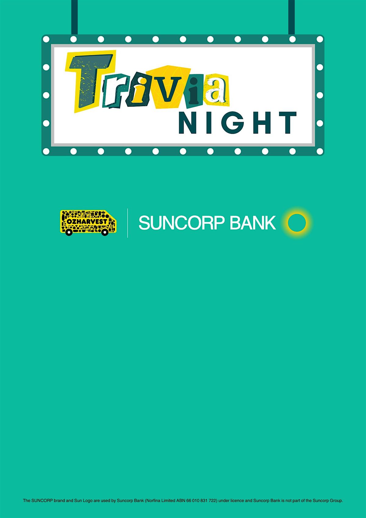 Suncorp Bank Trivia Night for OzHarvest