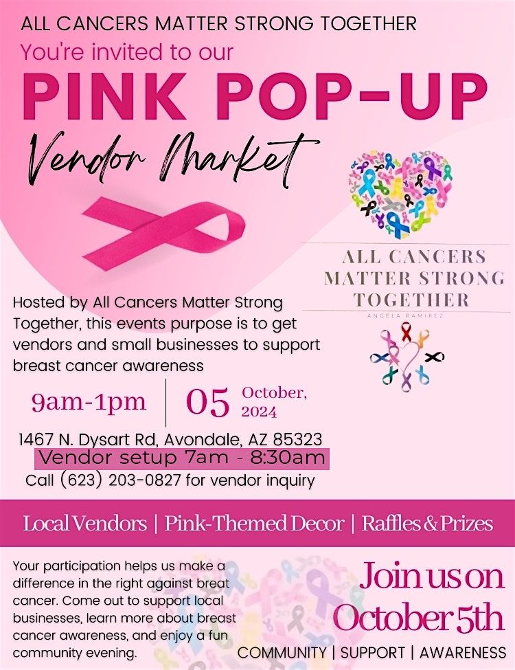 Pink Pop - Up Vendors Market