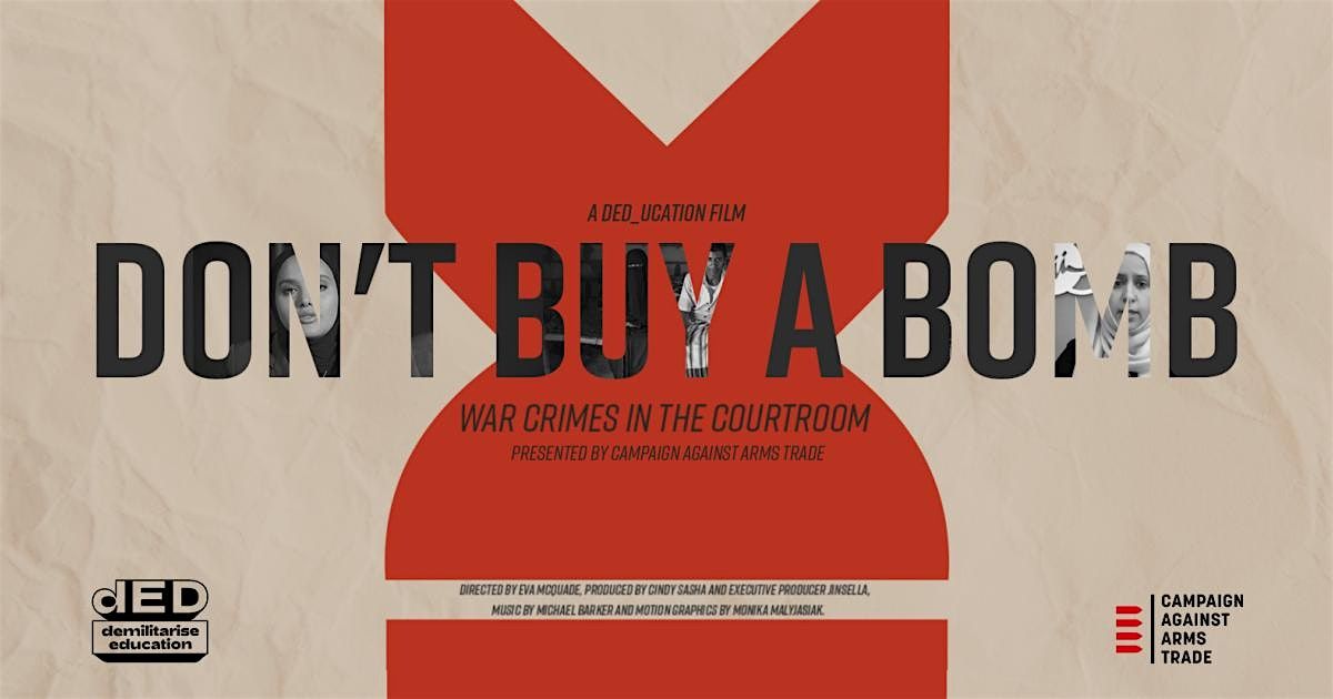 Film Screening + Q&A: Don\u2019t Buy a Bomb