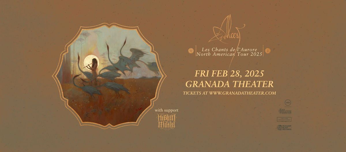 ALCEST "LES CHANTS DE L'AURORE NORTH AMERICAN TOUR 2025" | DALLAS, TX