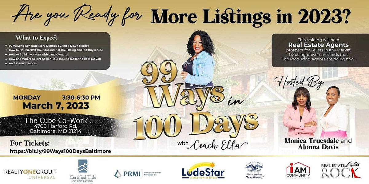 99 Ways in 100 Days with Coach Ella, The Cube Cowork, LLC, Baltimore, 7