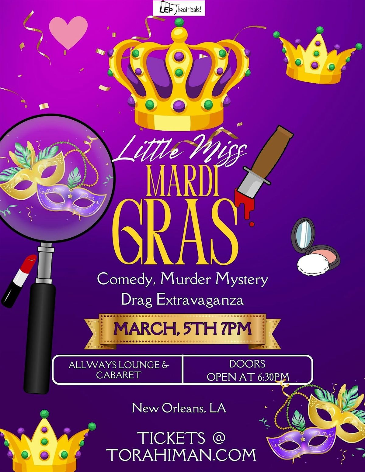 Little Miss Mardi Gras- Drag M**der Mystery