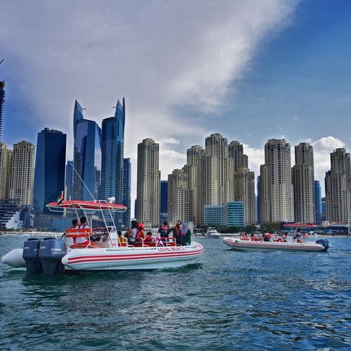 Dubai Marina Boat Tour: Adrenaline Fun