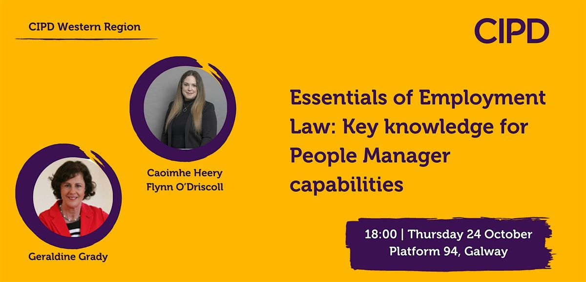 Essentials of Employment Law: Key Knowledge for People Manager capabilities