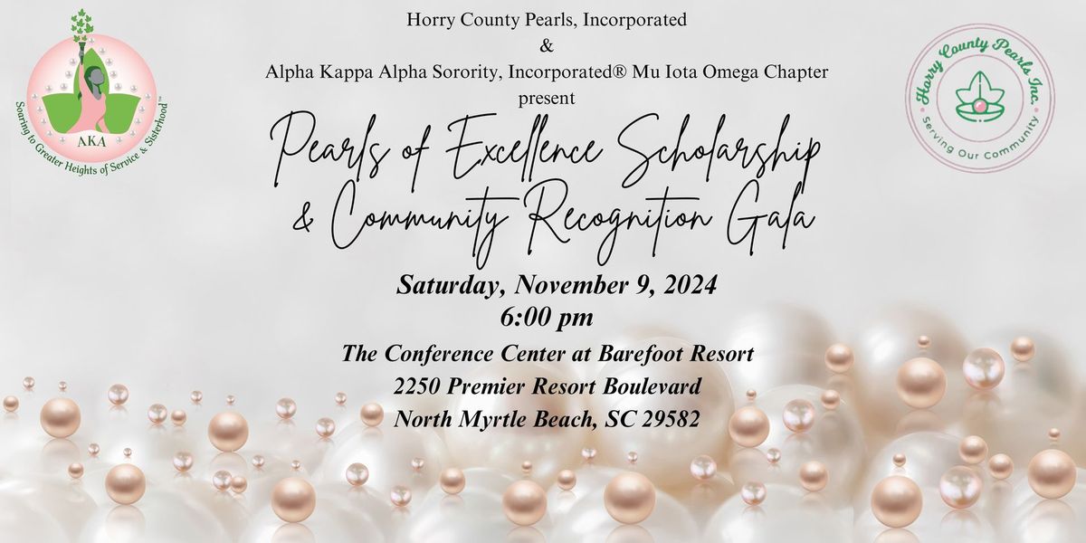 Pearls of Excellence Scholarship & Community Recognition Gala