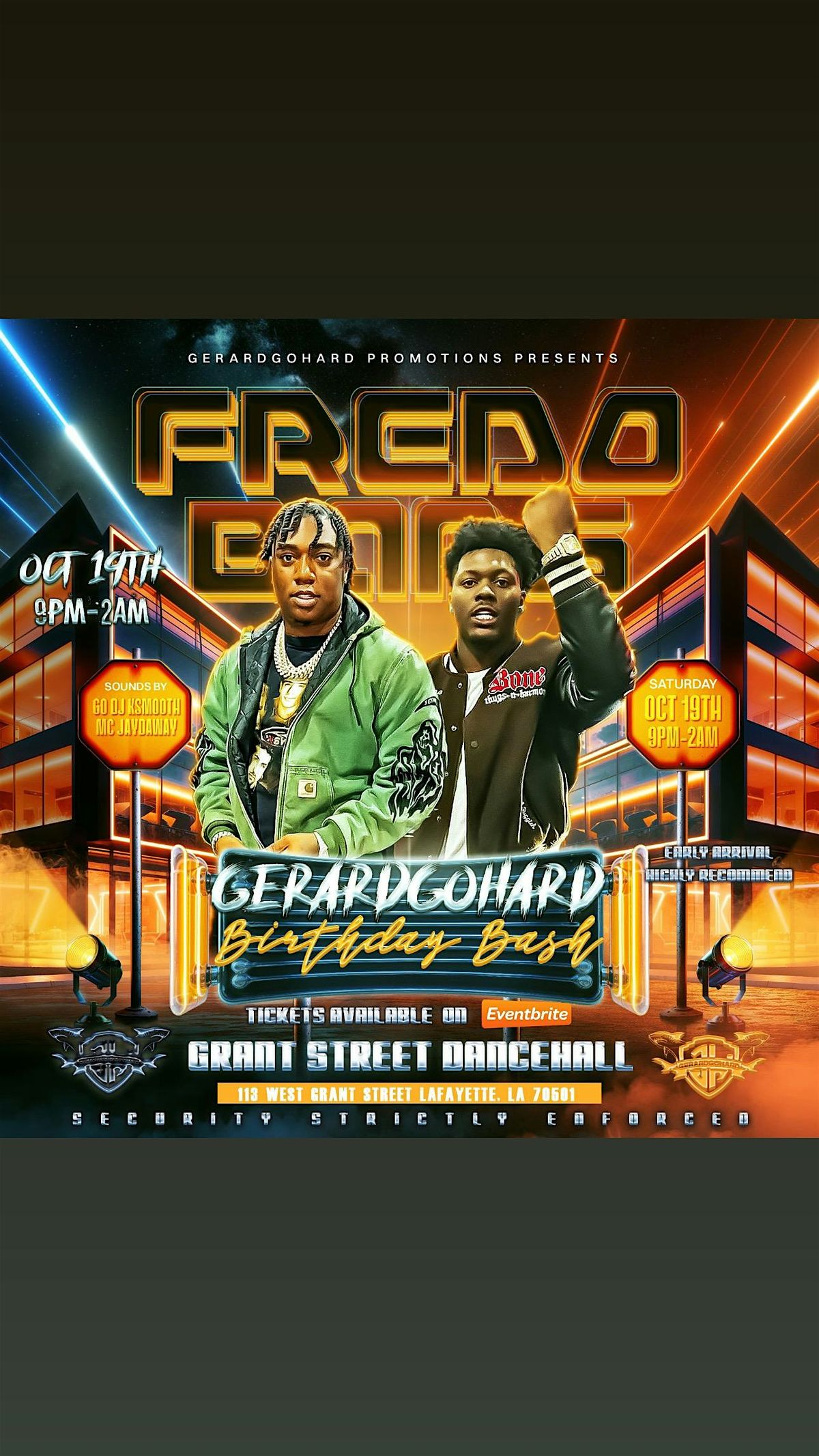 FREDO BANG LIVE AT GERARDGOHARD B-DAY BASH