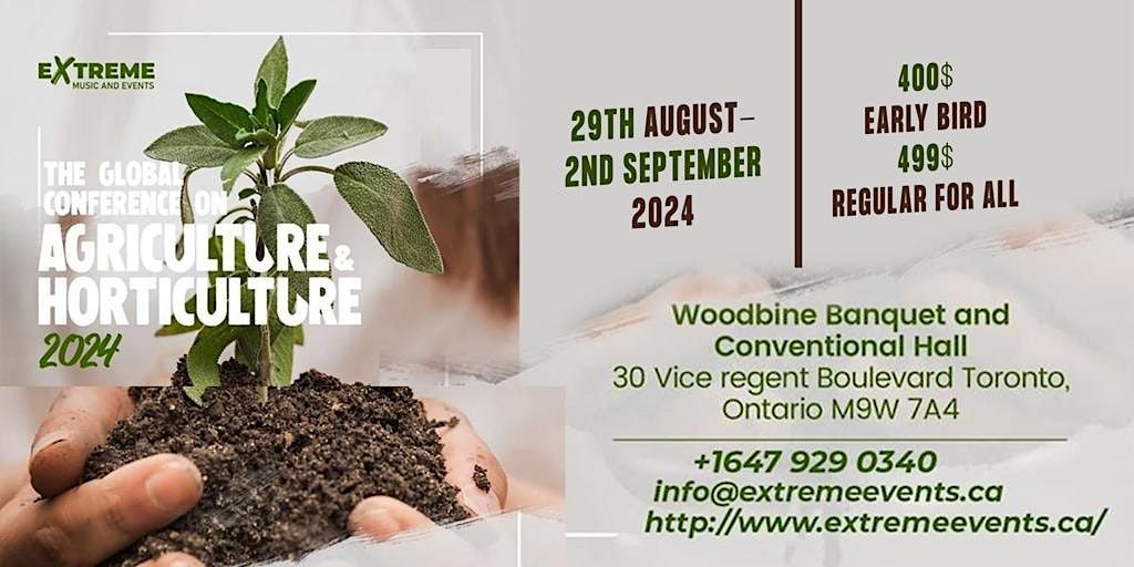 The Global Conference on Agriculture and Horticulture 2024