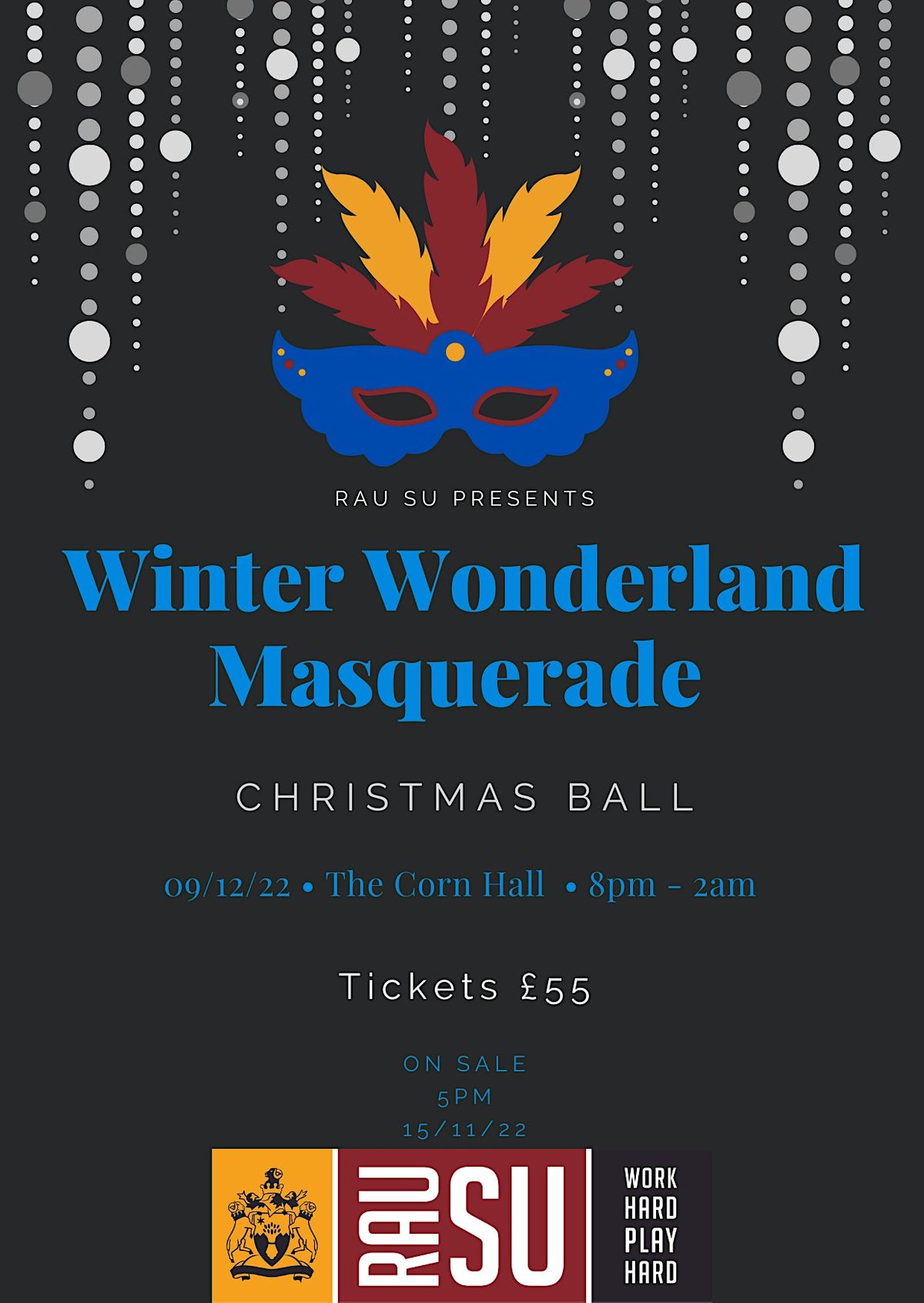 WINTER WONDERLAND MASQUERADE CHRISTMAS BALL 2022, Corn Hall