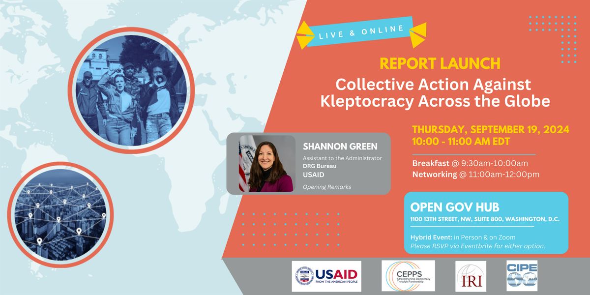 REPORT LAUNCH: Collective Action Against Kleptocracy Across the Globe