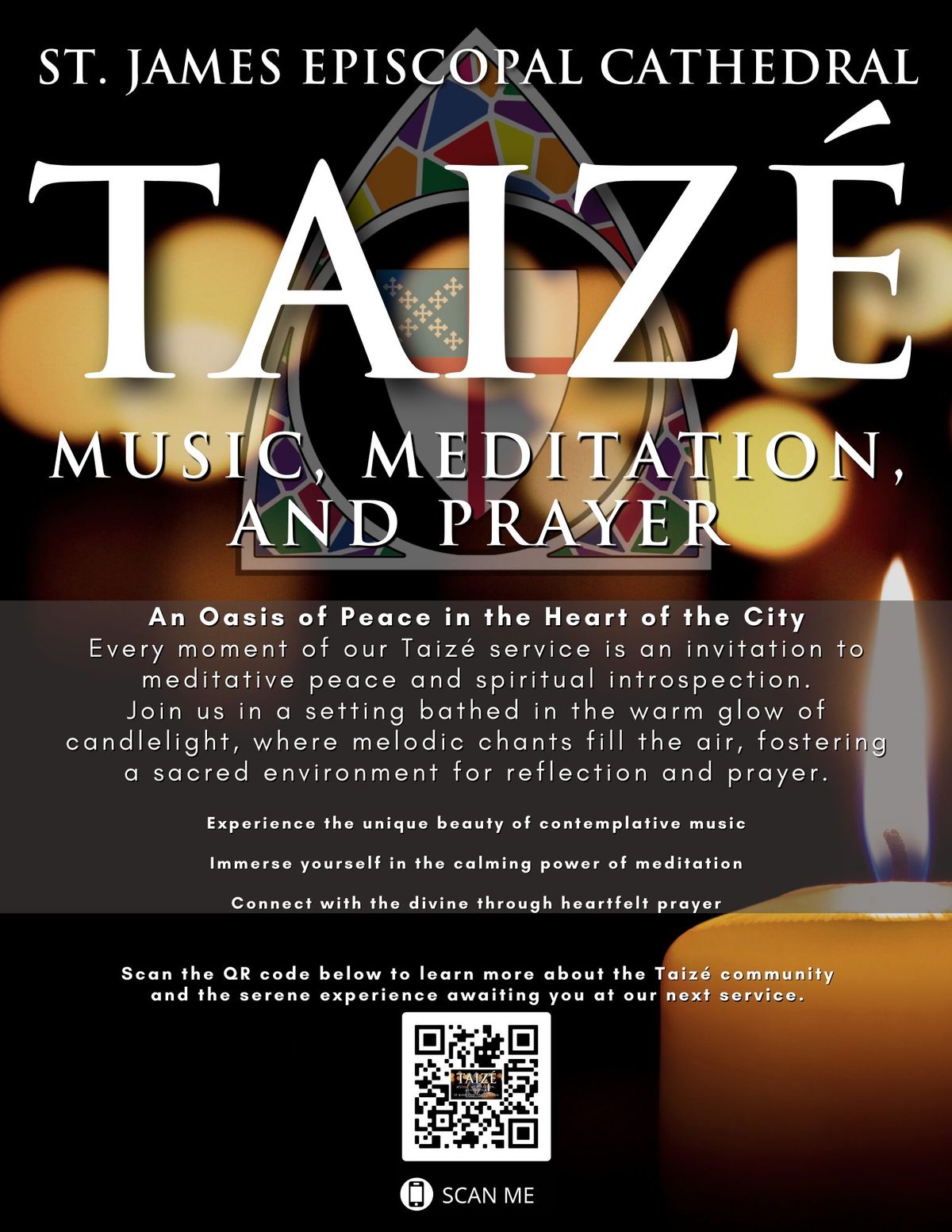 Taiz\u00e9 Music, Meditation, and Prayer Service