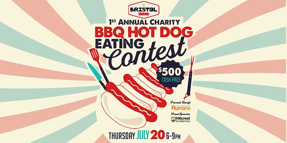 1st Annual Charity BBQ Hot Dog Eating Contest Benefiting Columbus Humane